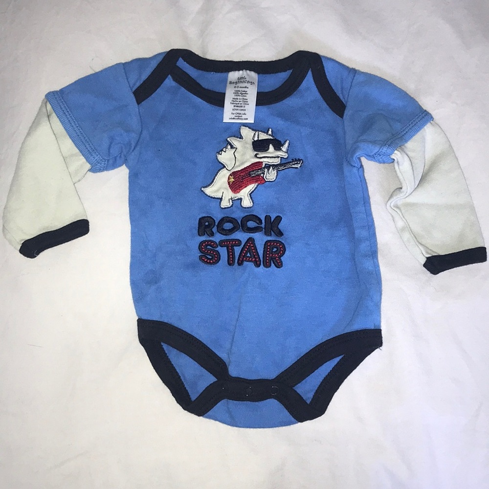 Baby Rock Star L/S Onesie
